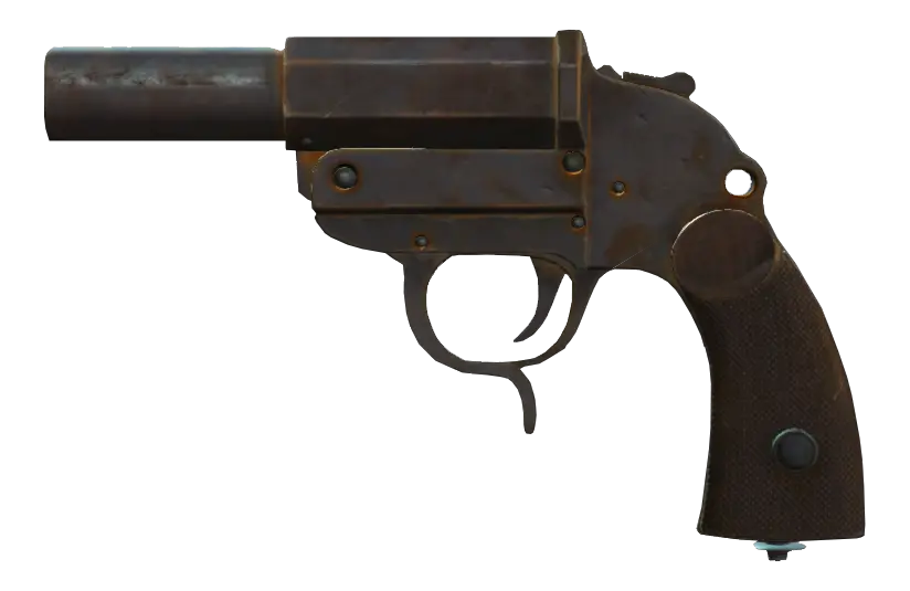 Flare Gun Fallout 4 Wiki Trigger Png Revolver Png
