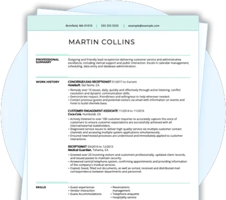 30 Resume Samples And Examples Thatu0027ll Get You Hired Job Examples Of Resumes Png Website Icon For Resume