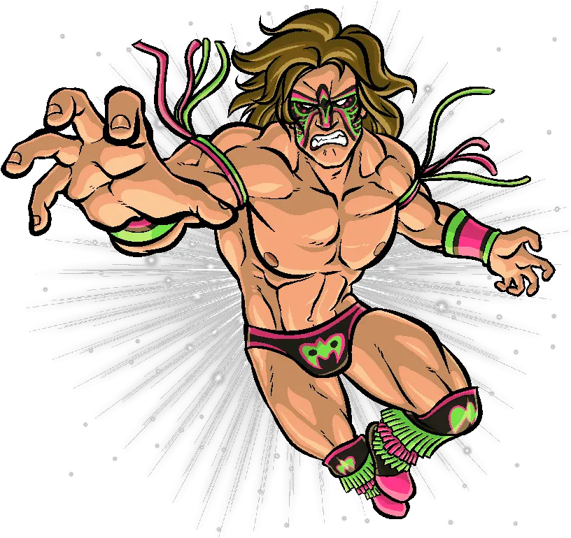 The Ultimate Warrior Best Png Draw Wwe Ultimate Warrior Ultimate Warrior Png