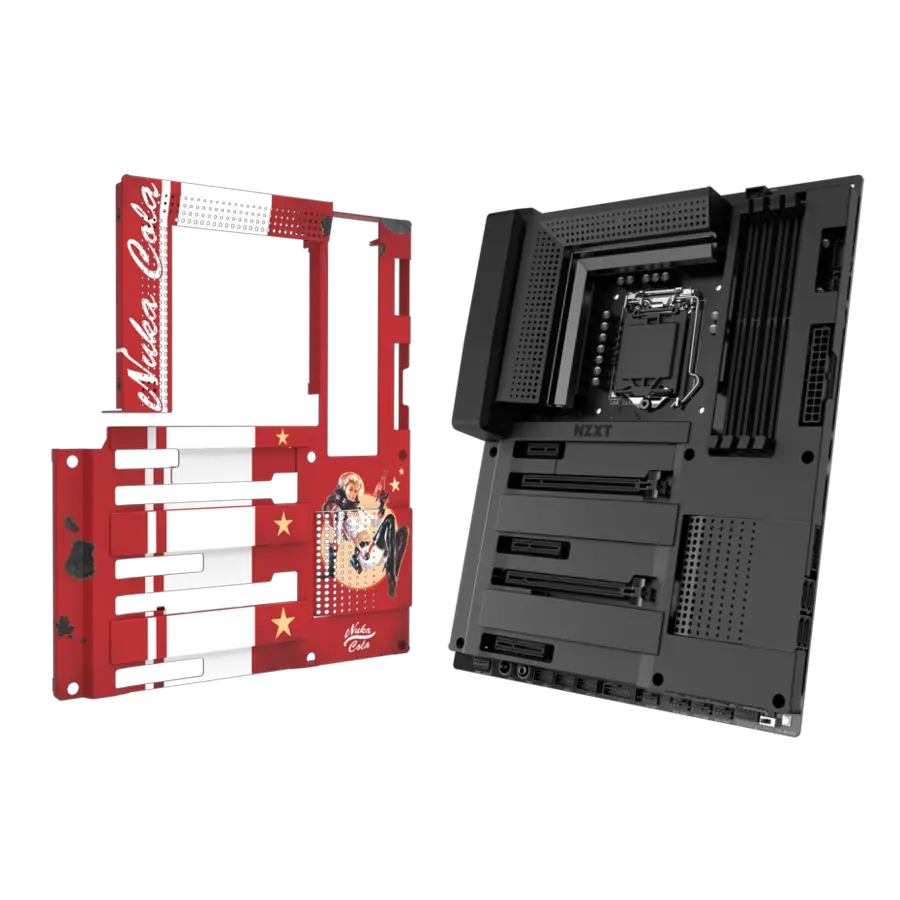 N7 Z370 Limited Edition Nuka Cola Nzxt N7 Z370 Png Nuka Cola Png