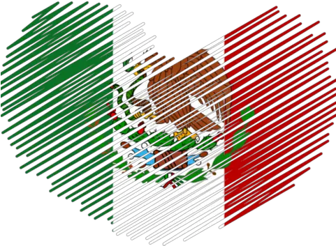 Download Hd Mexico Heart Flag Trinidad And Tobago Heart Guatemala Heart Flag Png Mexico Flag Transparent