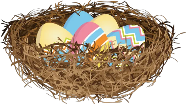 Nest Png Image Free Download Easter Egg Nest Clipart Bird Nest Png