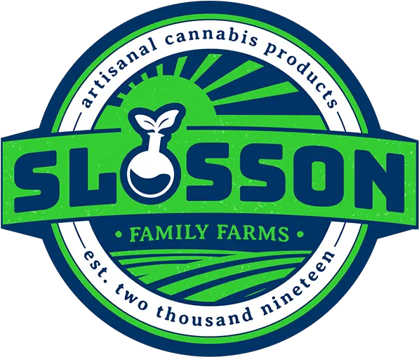 Slosson Family Farms Identity Case Study Cleverogre Label Png Cannabis Logo