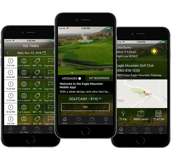 Fountain Hills Arizona Mobile App Eagle Mountain Golf Club Technology Applications Png Golf Tee Png