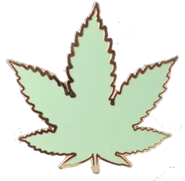 Download Pastel Green Cannabis Leaf Enamel Pin Emoji Png Hemp Leaf Emoji Png