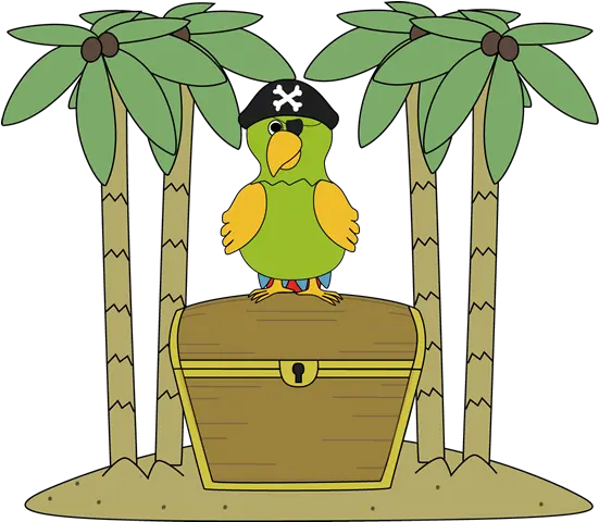 Pirate Parrot Treasure Island Clip Art Png Pirate Parrot Png