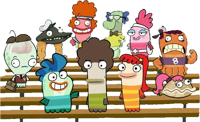 Cartoon Characters Fish Hooks And Doug Pnggif Fish Hooks Cartoon Characters Fish Hook Png