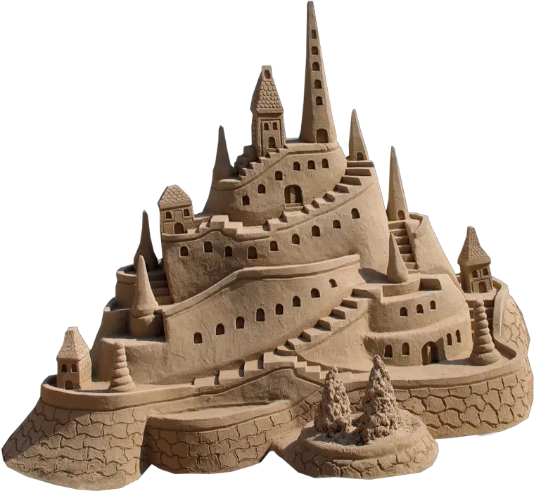 Clay Model Of A Castle Png Image For Sand Castle Transparent Background Sand Castle Png