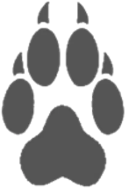 Download Hd Paw Graypaw Wolfpaw Freetoedit Wolf Paw Tattoo Simple Wolf Paw Tattoo Png Wolf Paw Png