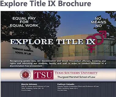 Title Ix Thurgood Marshall Vertical Png Texas Southern Logo