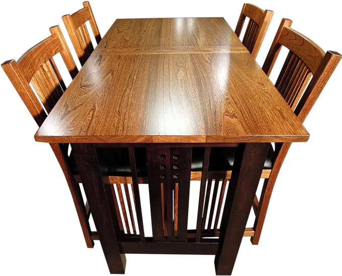 Table And Chairs Top View Png Wood Furniture Images Png Wood Table Png