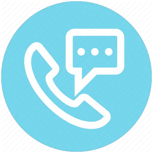 Call Chat Contact Message Phone Sms Telephone Icon Download On Iconfinder Language Png Telephone Icon Blue