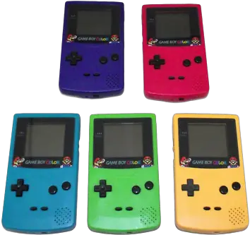 Nintendo Gameboy Color Console Gbc Super Mario Screen 5 Colors To Choose From Ebay All Game Boy Color Colors Png Gameboy Color Png