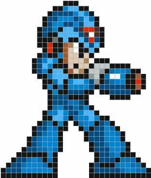 Megaman X Wall Decals Stickaz Megaman X Pixel Art Png Mega Man X Png
