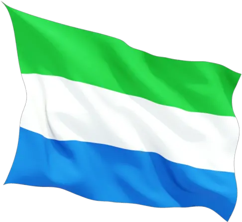 Fluttering Flag Illustration Of Sierra Leone Transparent India Flag Png Leona Icon