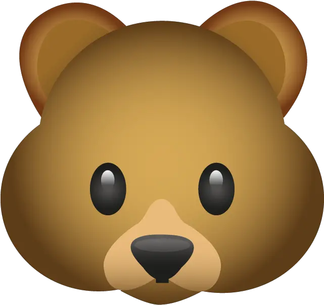 Download Bear Emoji Image In Png Iphone Bear Emoji Png Bear Head Png