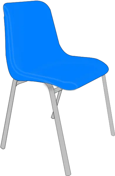 Download Hd Clipart Chair Small School Chair Blue Chair Clipart Png Chair Transparent Background