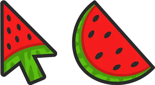 Watermelon Arrow Cursor U2013 Custom Watermelon Mouse Pointer Png Change Cursor Icon In Mac