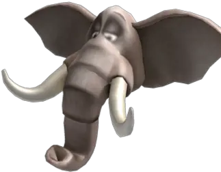 Elegant Elephant Disguise Soft Png Elephant Head Png