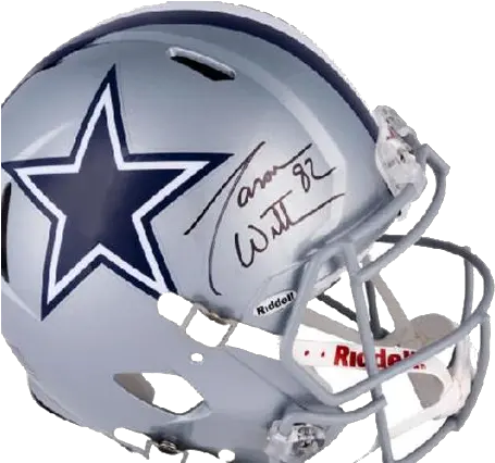 Autographed Dallas Cowboys Jason Witten Dallas Cowboys Signed Helmet Png Cowboys Helmet Png