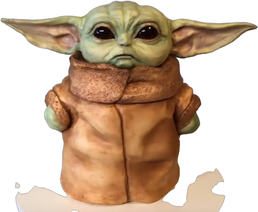 Baby Yoda Transparent Background Baby Yoda Cake Png Baby Transparent Background png