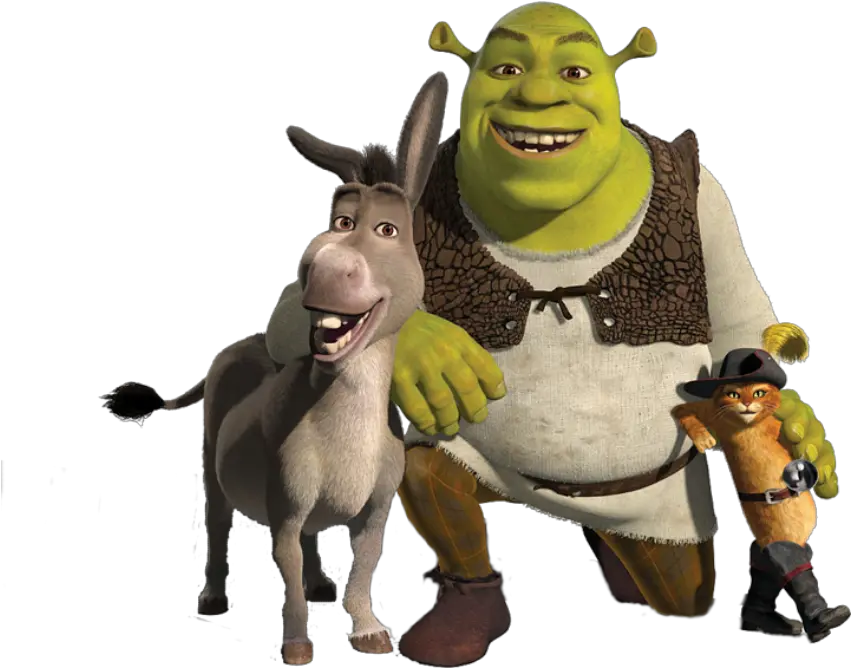 Shrek Png Images Free Download Shrek And Donkey And Puss In Boots Donkey Shrek Png