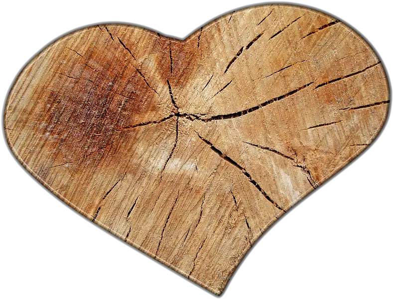 Heart Love Wood Free Image On Pixabay Wooden Heart No Background Png Grain Texture Png