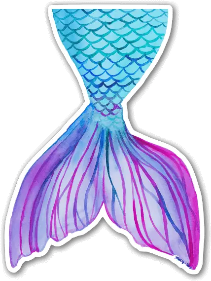 Mermaid Tail Sticker Queue De Sirene Dessin Png Mermaid Tail Png