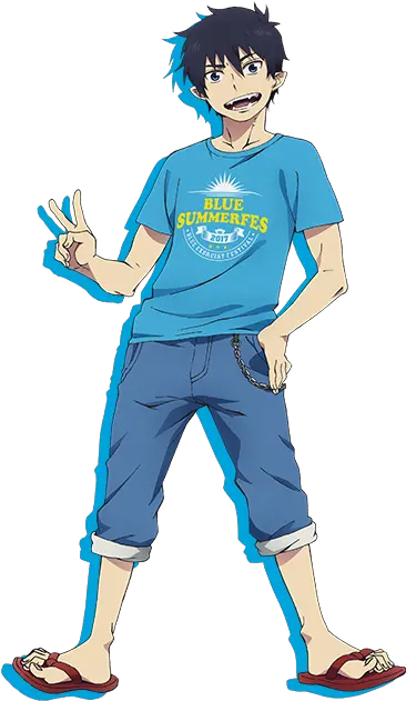 Download Rin Okumura Blue Exorcist Transparent Rin Okumura Standing Png Rin Okumura Png