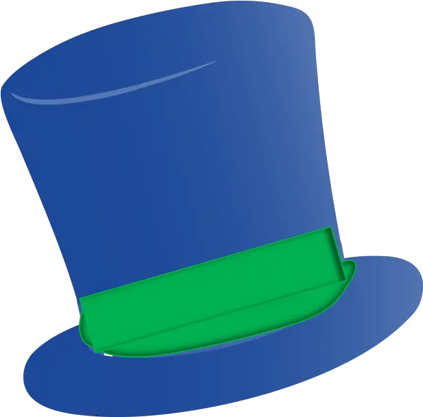 Mustache Clipart Bowler Hat Transparent Blue Top Hat Png Top Hat Transparent