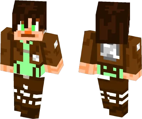 Download Eren Jaeger Minecraft Skin For Free Zack Fair Minecraft Skin Png Eren Jaeger Transparent