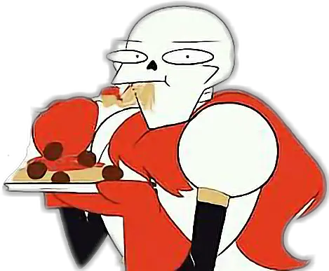 Papyrus Undertale Gif Papyrus Undertale Eating Spaghetti Png Papyrus Undertale Transparent