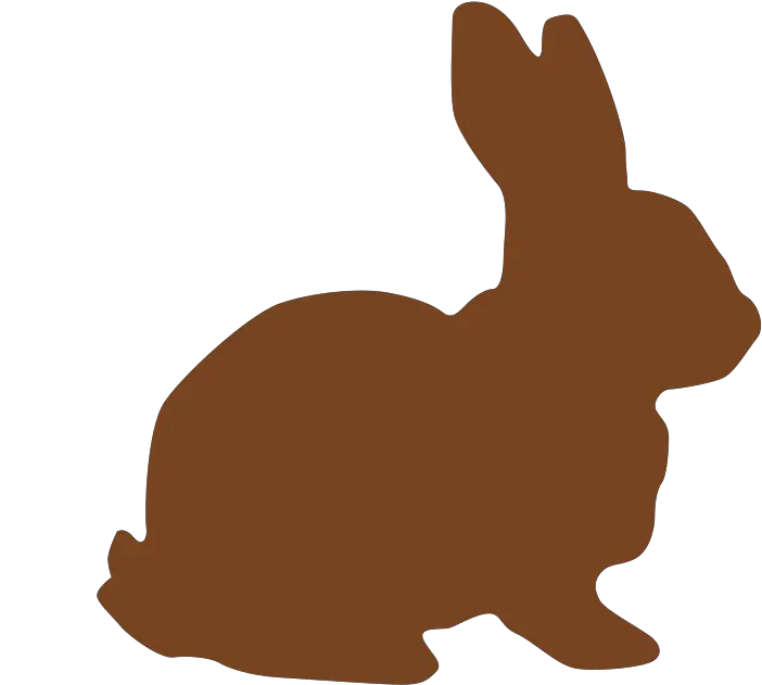 Chocolate Easter Bunny Png Svg Clip Silhouette Rabbit Clipart Black And White Easter Bunny Png