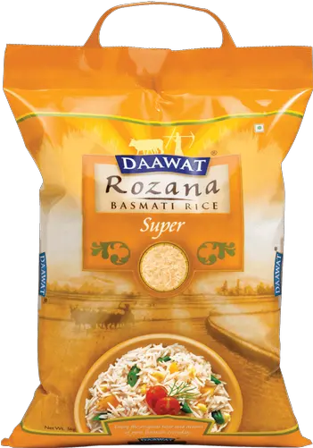 Daawat Rozana Super Basmati Rice Pack Size 10 Kg Id Daawat Rozana Basmati Rice 5kg Png Rice Png