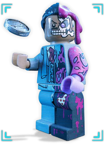 Png Double Lego Batman Movie Two Face Batman Face Png