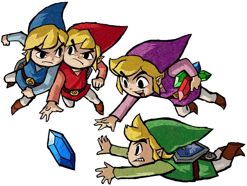 The Legend Of Zelda Clipart Rupee Color Legend Of Zelda Four Swords Art Png Legend Of Zelda Icon