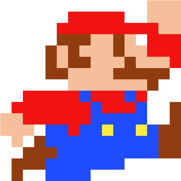 Pixilart Mario 8 Bits Png Mario Jumping Png