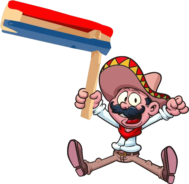 Mexican Cartoon With A Mustache Mexican Cartoon Png Mexican Mustache Png