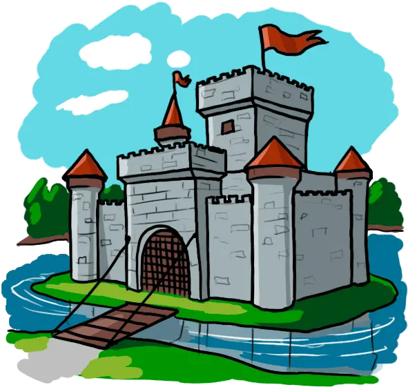 Download Castle Clipart Medieval Time Cartoon Images Of Medieval Castle Drawing Png Castle Clipart Png