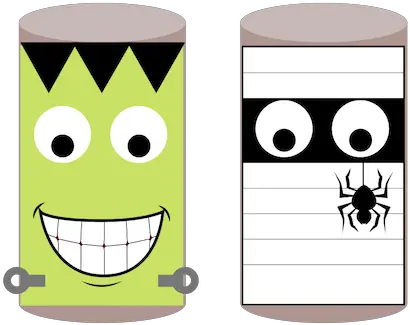 Menacing Monster Faces Hand Made Places Cartoon Png Menacing Transparent