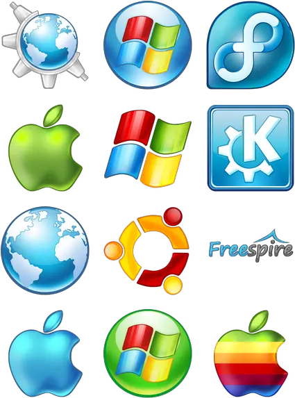 Operating System Logos Different Types Of Operating Systems Png Operating Systems Logos