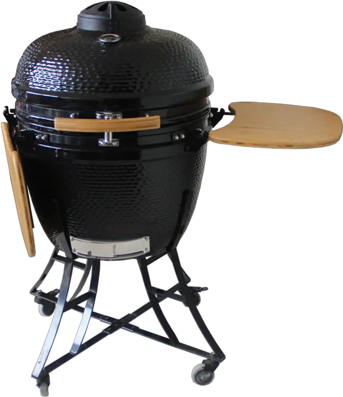 Auplex Classic Kamado 24 Ceramic Bbq Grill With Cart U0026 Shelves Buy Outdoor Charcoal Pizza Oven Smokerauplex 24 Kamado Garden Tandoor Clay Barbecue Grill Png Bbq Grill Png