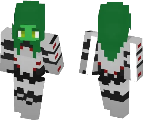 Get Gamora Marvel Minecraft Skin For Free Superminecraftskins Count Dooku Minecraft Skin Png Gamora Png