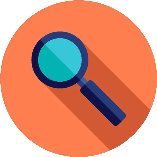 Search Magnifying Glass Zoom Detective Loupe Tools And Flat Magnifying Glass Icon Png Magnifying Glass Icon 16x16