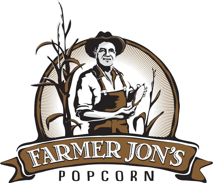 Home Farmer Jonu0027s Popcorn Farmer Jon Popcorn Logo Png Popcorn Kernel Png