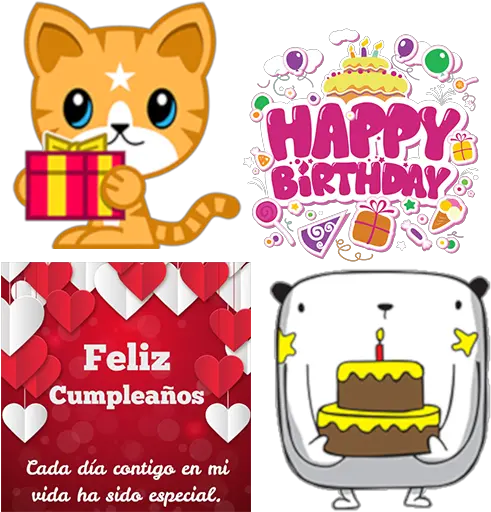 Stickers Happy Birthday For Whatsapp Apps On Google Play Stickers Para Whatsapp De Cumpleaños Png Feliz Cumpleaños Png