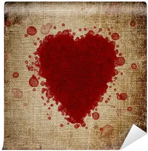 Heart Made Of Blood Drops Wall Mural U2022 Pixers We Live To Change Mat Png Blood Drops Transparent