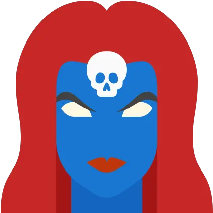 Mystique Icon In Color Style Mystique Marvel Symbol Png Add Icon Marvel Sketch