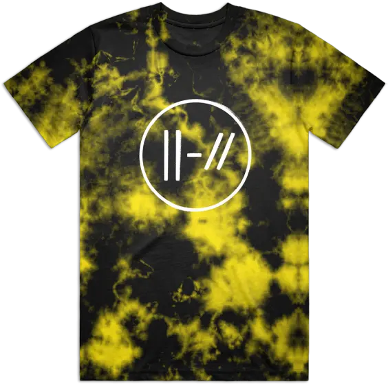 Twenty One Pilots Logo Wash Tie Dye T Shirt Tie Dye Shirt Png Twenty One Pilots Png