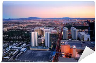 Las Vegas Skyline Wall Mural Pixers Las Vegas Png Las Vegas Skyline Png